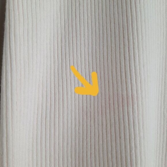 MAEVE / Anthropologie Turtleneck Button Cuffs Fine Rib Fitted Sweater M Flawed - Picture 7 of 16